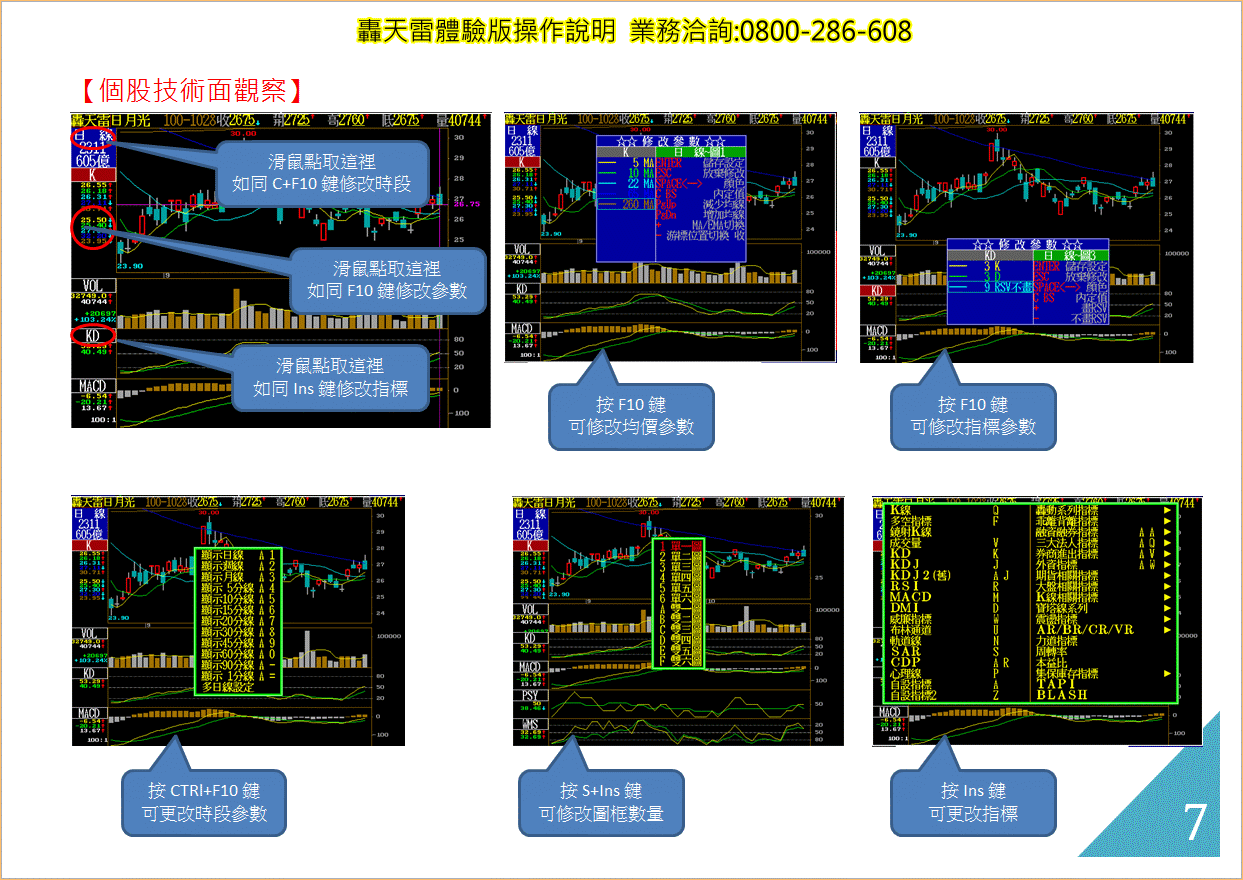 轟天雷快捷鍵操作說明